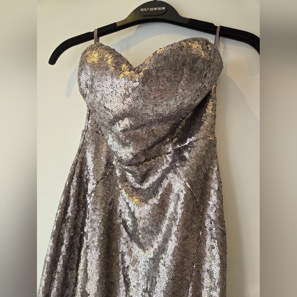 Lulus Majestic Muse Strapless Sequin Maxi Dress Size XS - Picture 9 of 16
